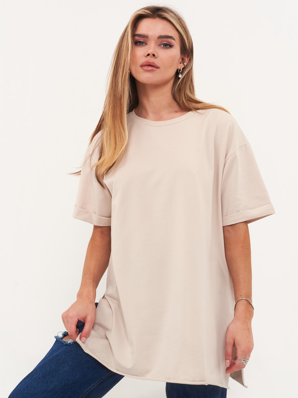 

Футболка женская Little Secret 2230006 бежевая One Size, 2230006