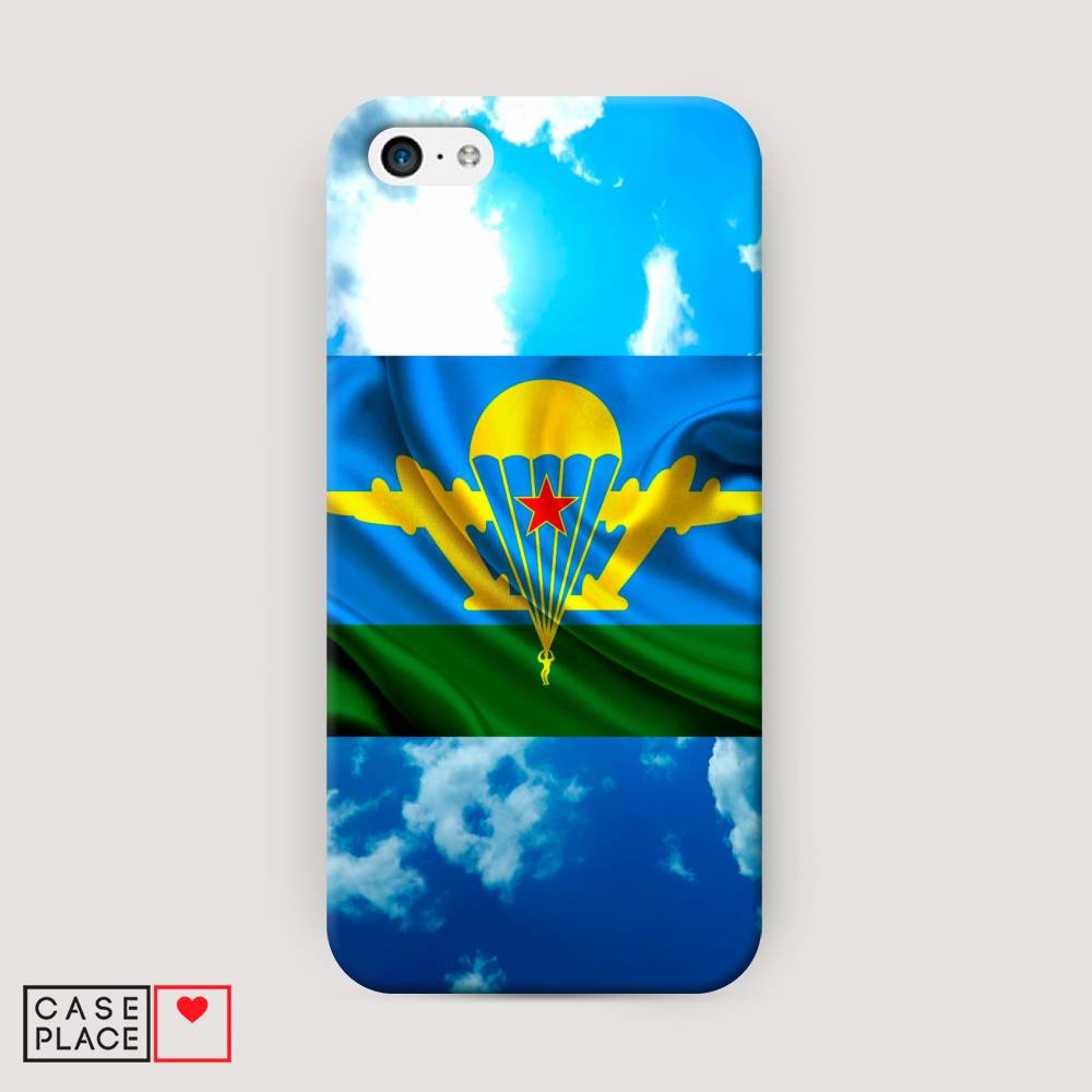 

Пластиковый чехол "ВДВ флаг в небесах" на Apple iPhone 5C, 10220-4