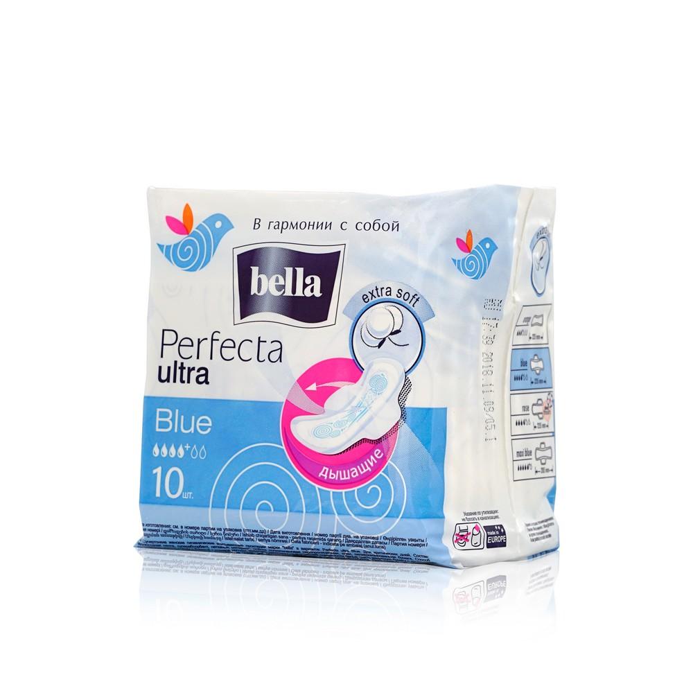 

Прокладки Bella Perfecta Ultra Blue Normal супертонкие 10 шт, Белый