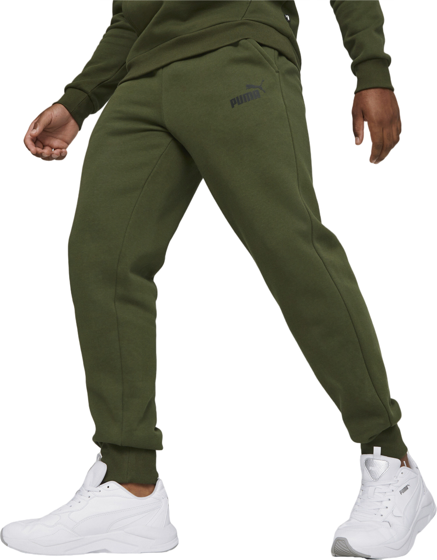 Спортивные брюки мужские PUMA 58671531 зеленые M