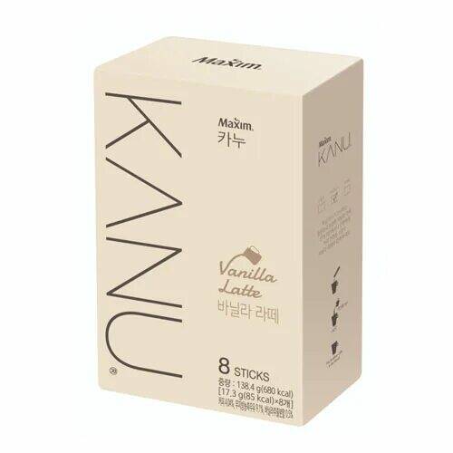 

KANU Vanilla Latte, 8 sticks