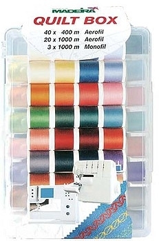 

Набор универсальных ниток Madeira Aerofill Quilt, 40400 м/ 201000 м, Разноцветный
