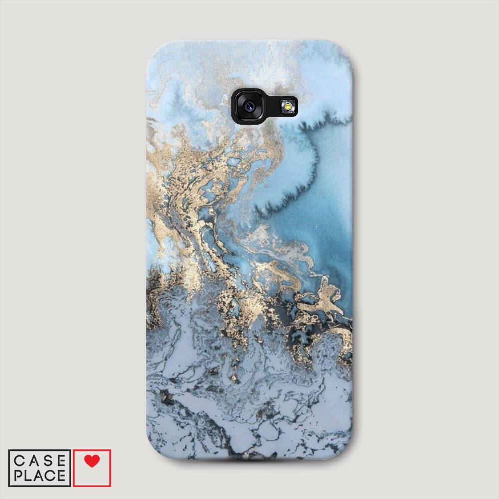 

Чехол Awog "Морозная лавина синяя" для Samsung Galaxy A3 2017, 20320-2