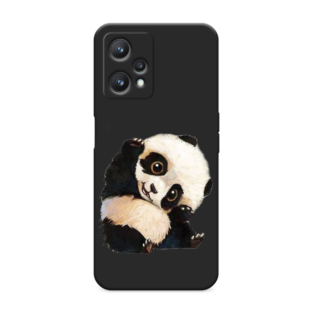 

Матовый силиконовый чехол "Большеглазая панда" на Realme 9 Pro, Большеглазая панда