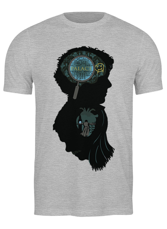 

Футболка мужская Printio Шерлок холмс (sherlock holmes) серая 3XL, Серый, Шерлок холмс (sherlock holmes)