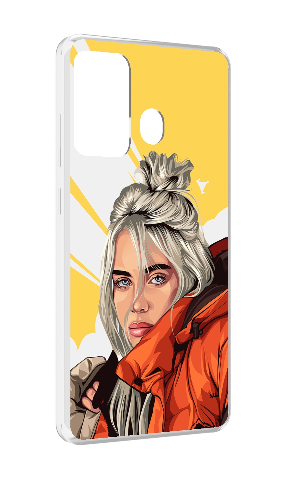 

Чехол MyPads билли-айлиш-в-куртке для ITEL A27 / ITEL P17, Прозрачный, Tocco