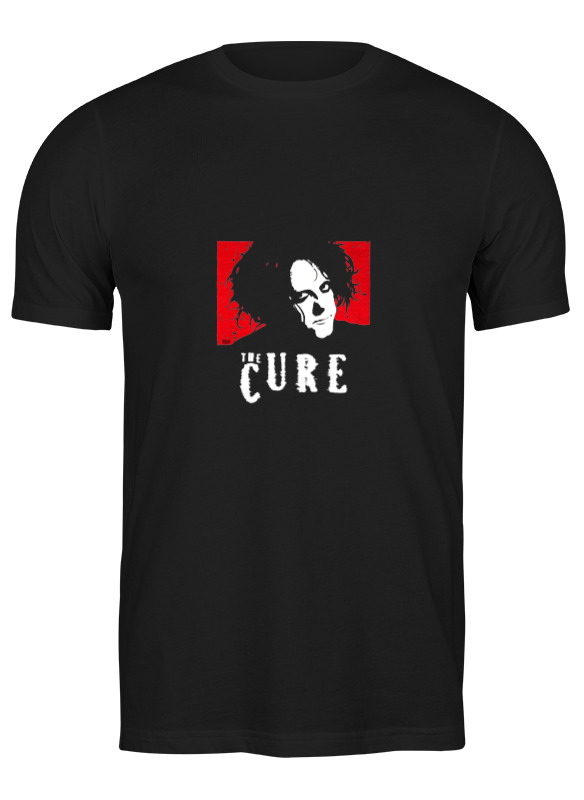 

Футболка мужская Printio The cure черная 2XL, Черный, The cure