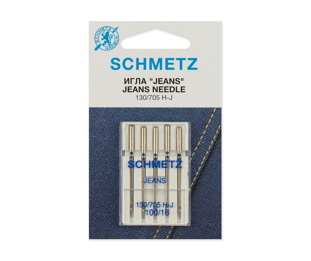 

Иглы Schmetz джинс № 100, 5 шт.