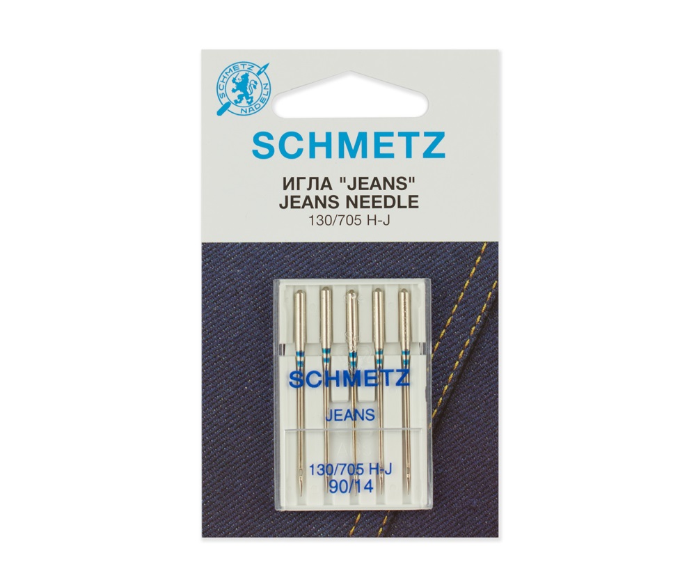 

Иглы Schmetz джинс № 90, 5 шт.