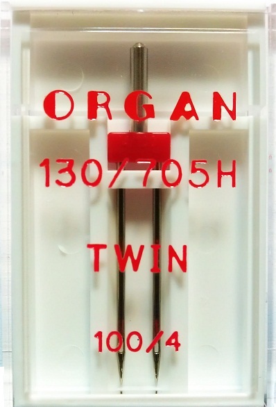 

Иглы Organ двойные стандартные № 100/4.0, 1 шт.