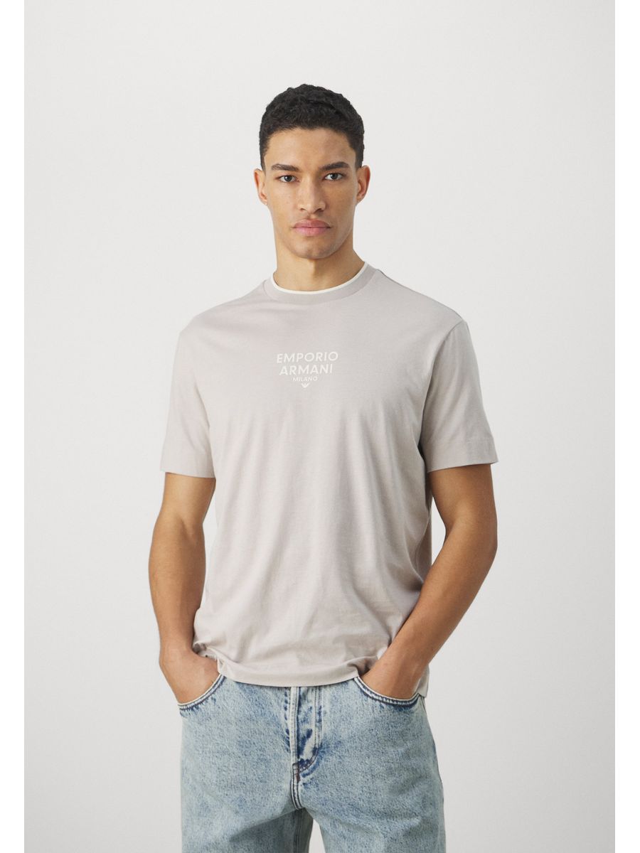 

Футболка мужская Emporio Armani EA822O0EE серая M, Серый, EA822O0EE