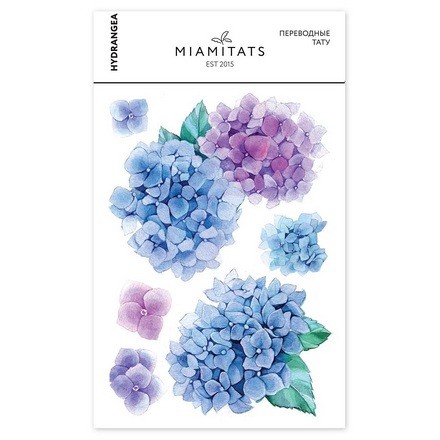 

Переводные тату Miami Tattoos Hydrangea