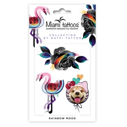 

Переводные тату Miami Tattoos Rainbow Mood