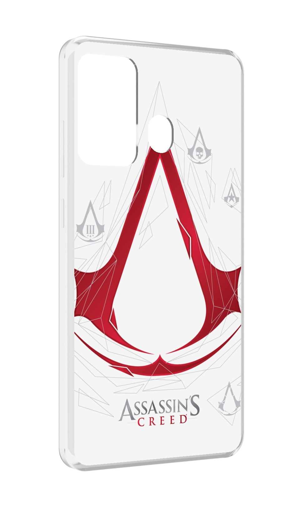 

Чехол MyPads ассасин-крид-знак для ITEL A27 / ITEL P17, Прозрачный, Tocco