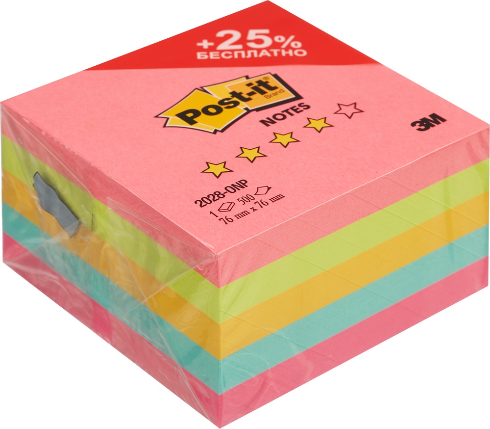 

Post-it куб 76*76 мм, лето, 500 листов