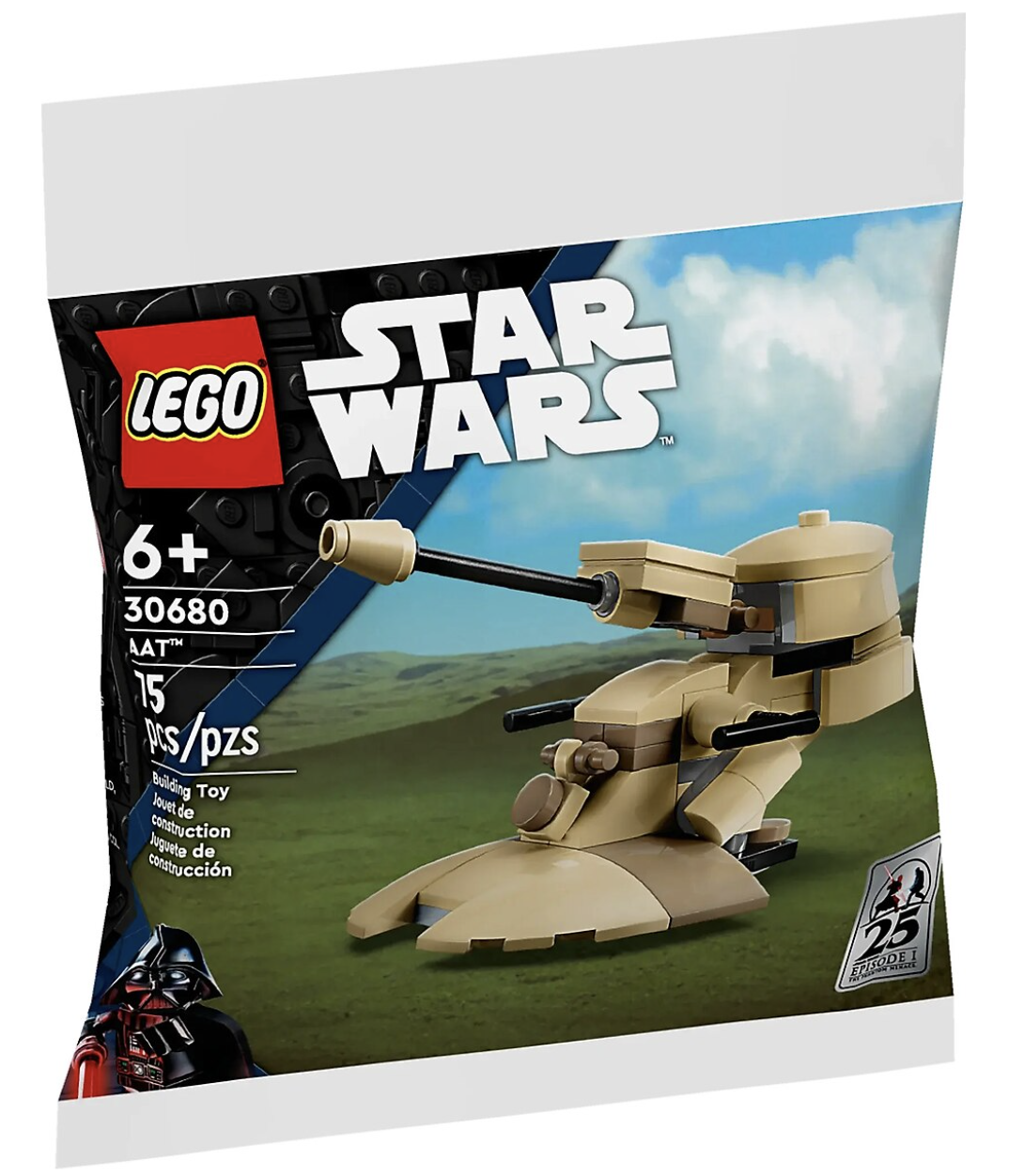 Конструктор Lego polybag Star Wars ААТ 30680, 75 дет скрытая угроза ошибки прошлого