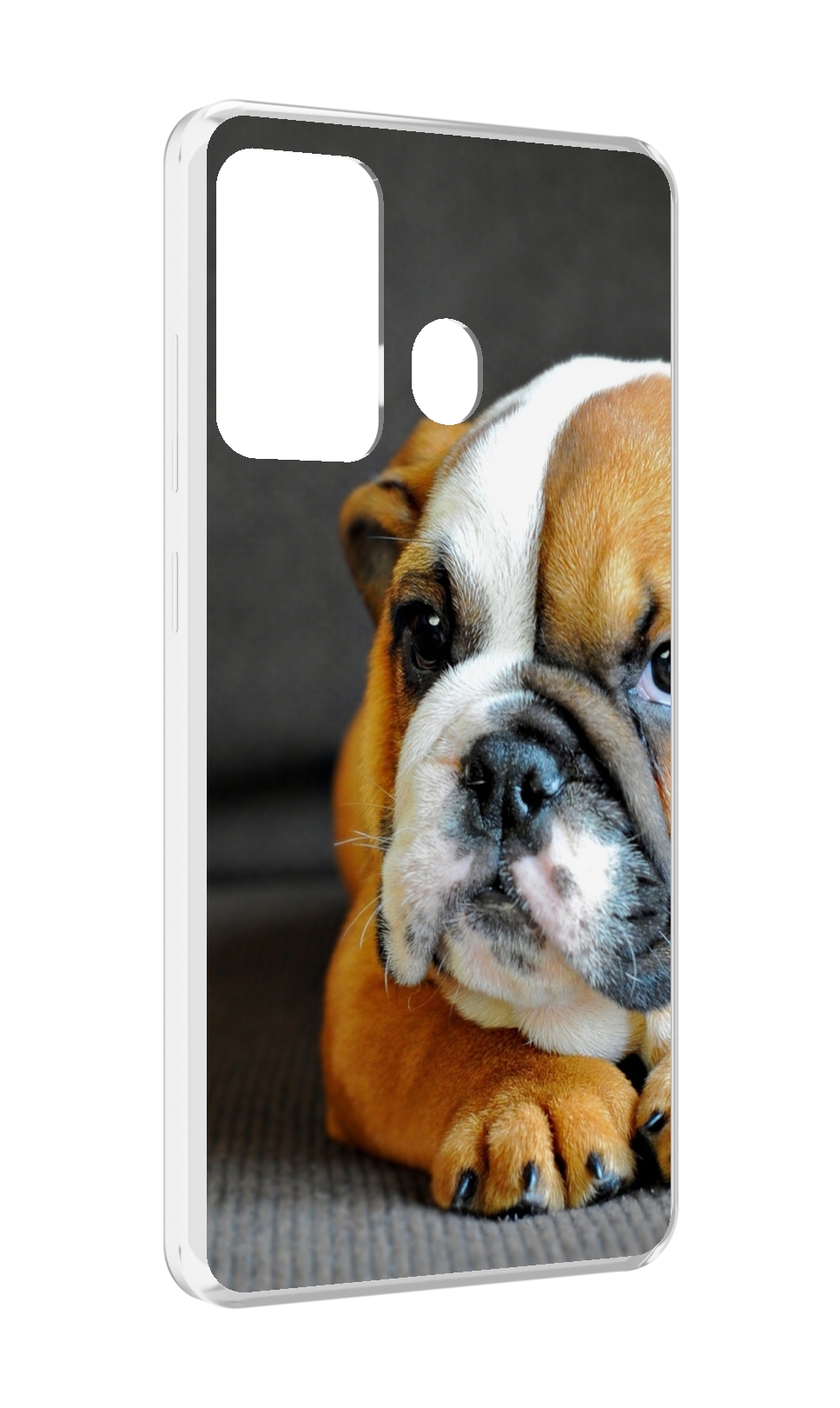 

Чехол MyPads англиискии бульдор для ITEL A27 / ITEL P17, Прозрачный, Tocco