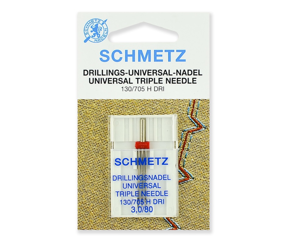 

Иглы Schmetz тройные стандартные № 80/3.0, 1 шт.