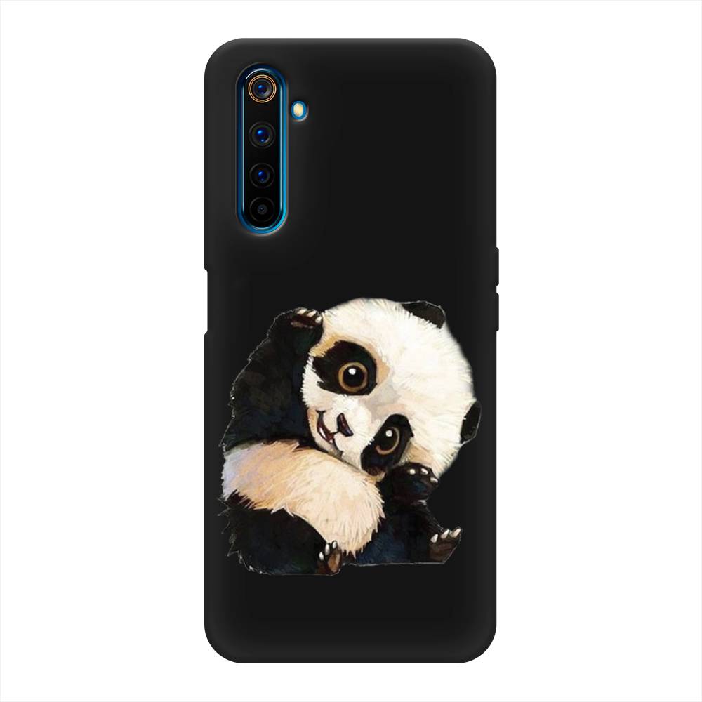 

Матовый силиконовый чехол "Большеглазая панда" на Realme 6 Pro, Большеглазая панда