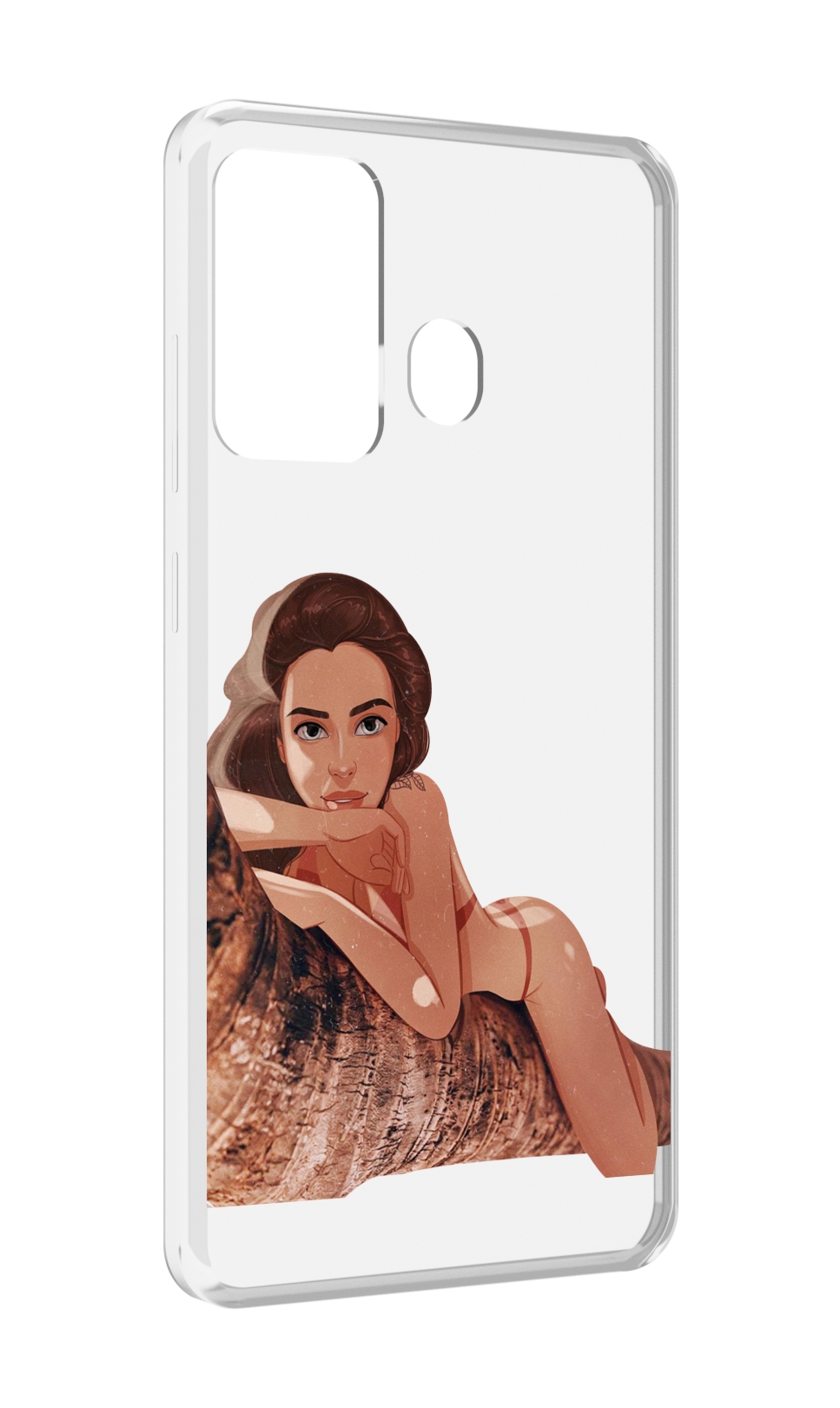 

Чехол MyPads амазонка-на-дереве для ITEL A27 / ITEL P17, Прозрачный, Tocco