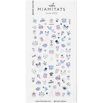 

Слайдеры для ногтей Miami Tattoos Sweet Asia