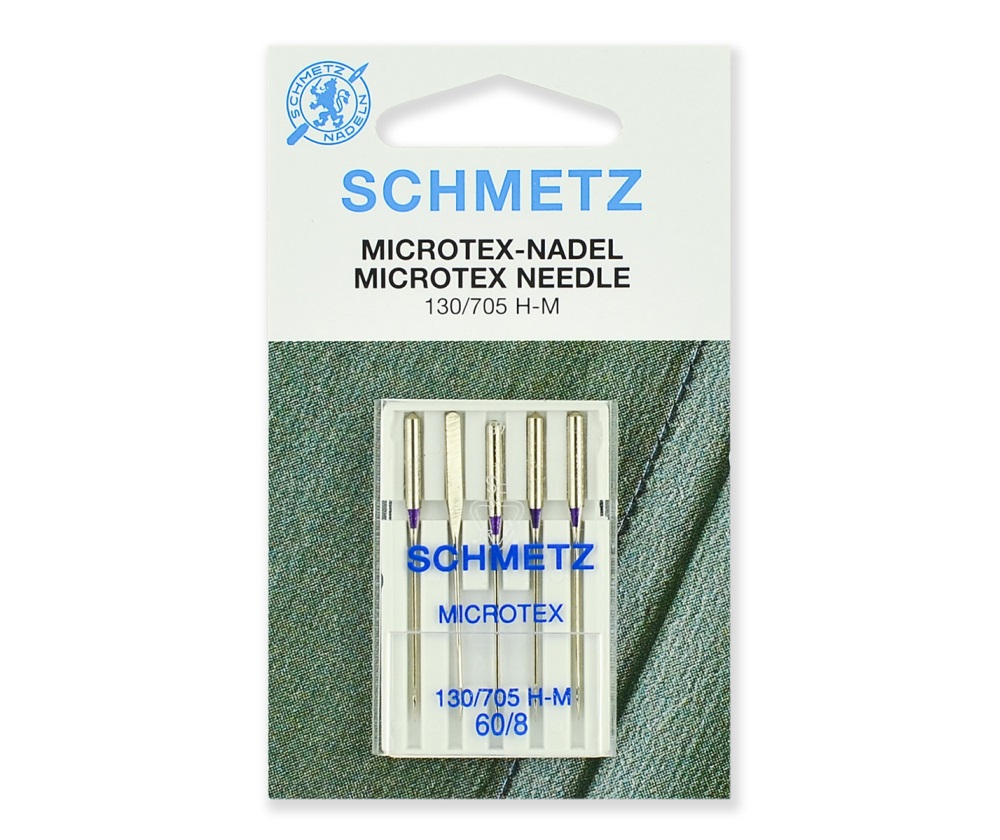 Иглы Schmetz микротекс № 60, 5 шт.