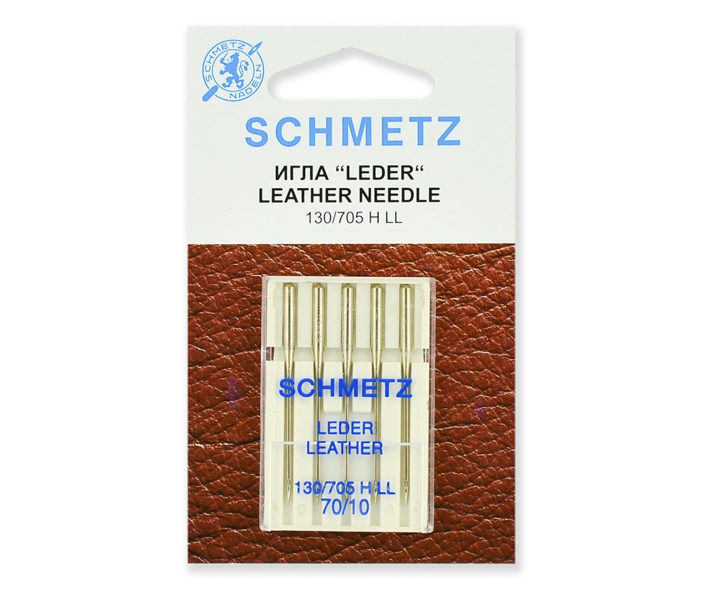 

Иглы Schmetz для кожи № 70, 5 шт.