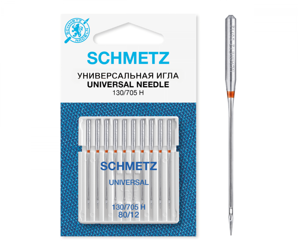 

Иглы Schmetz стандартные №80, 10 шт.