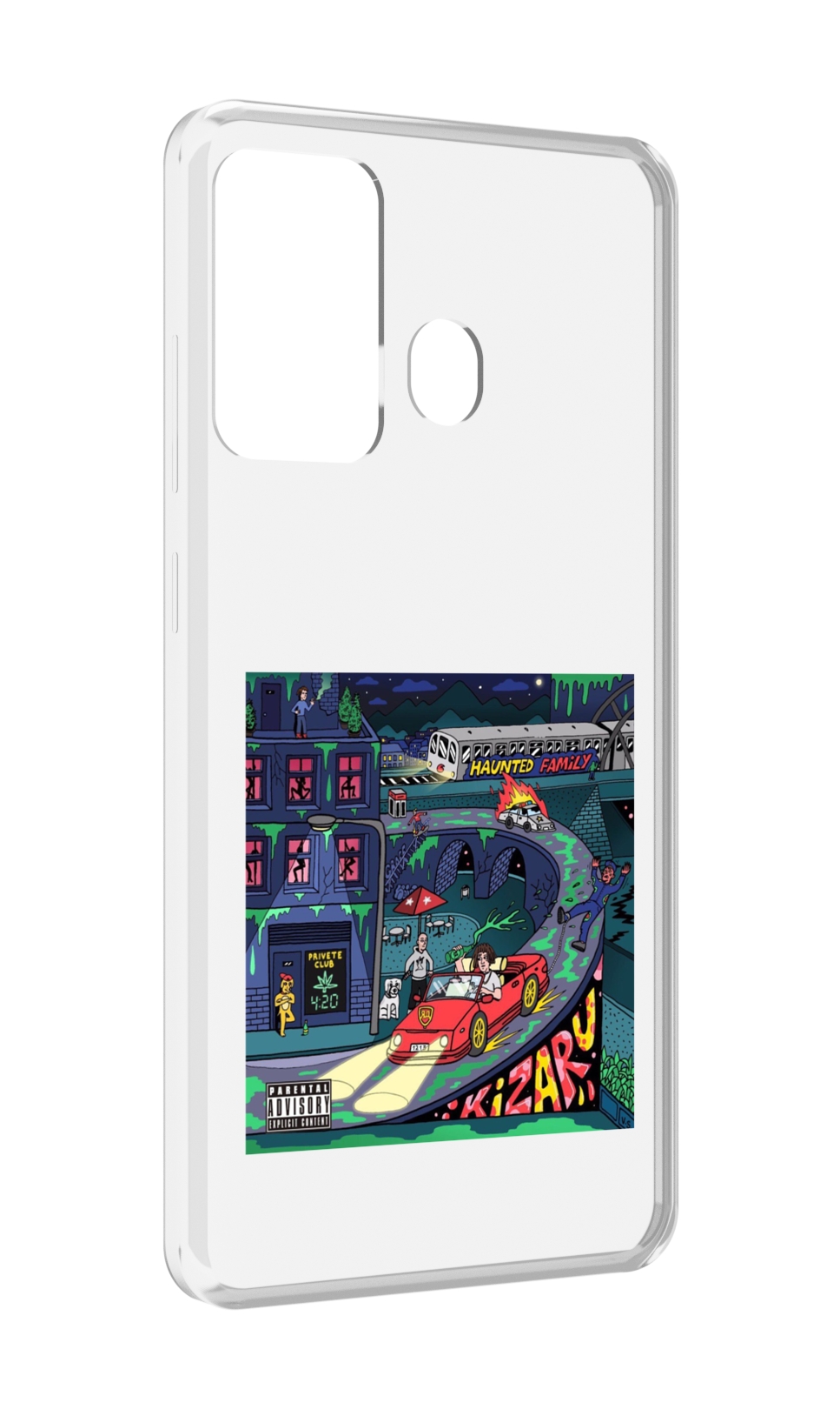 

Чехол MyPads Яд (альбом Kizaru) для ITEL A27 / ITEL P17, Прозрачный, Tocco