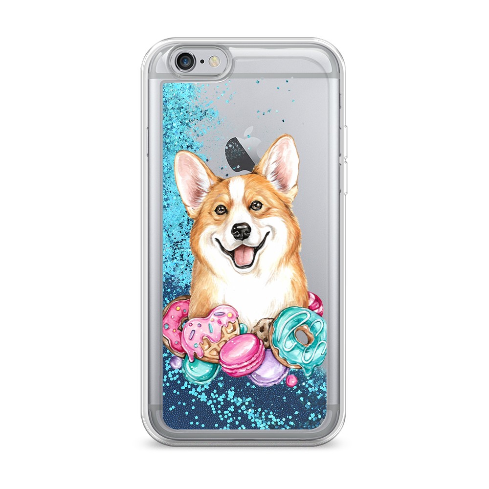 

Чехол Awog на Apple iPhone 6 / Айфон 6 "Корги и сладости", Разноцветный, 10493-1