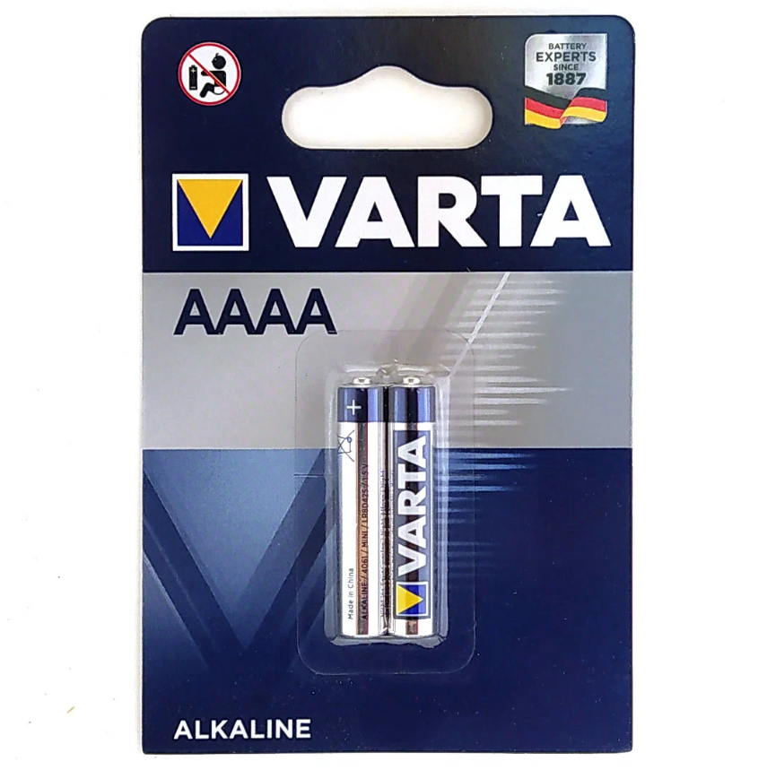 Батарейка VARTA AAAA (LR61, LR8, MN25000, A25), 1.5 В BL2