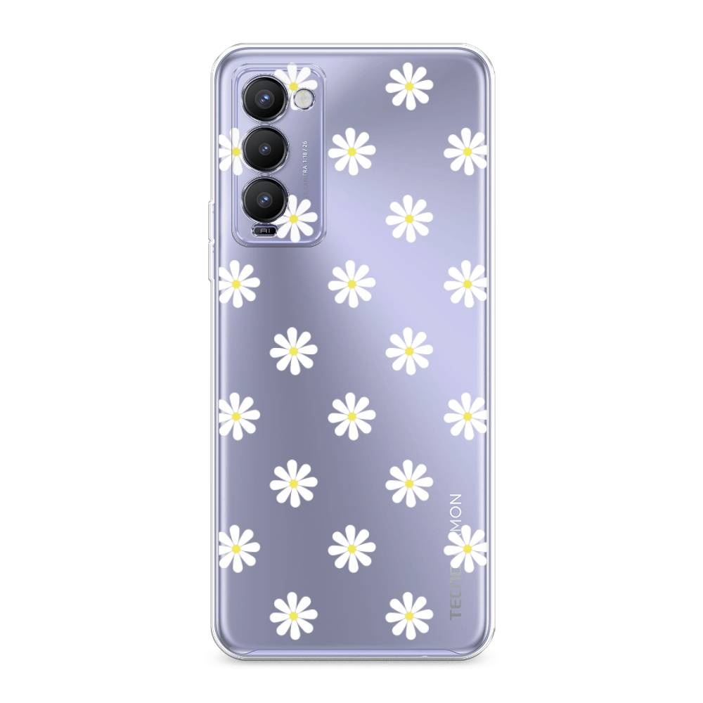 

Чехол Awog "Маленькие ромашки" для Tecno Camon 18, 300650-8