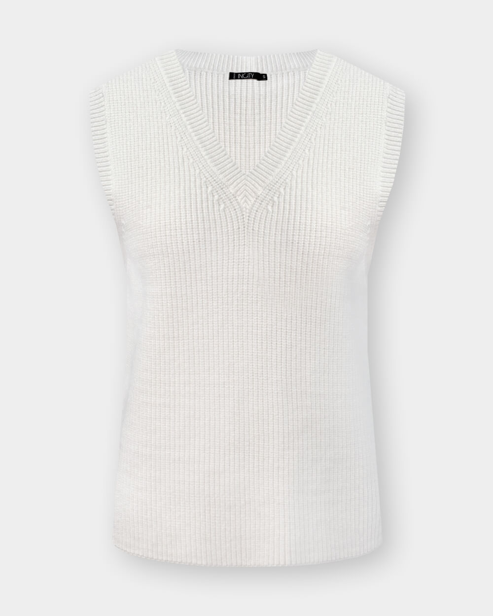 

Жилет женский Incity 1.1.2.23.01.05.02399 белый M, 1.1.2.23.01.05.02399