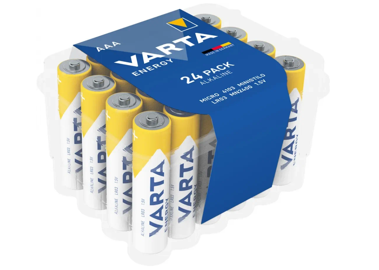 Батарейка VARTA ENERGY 1.5 В, LR03 box 24