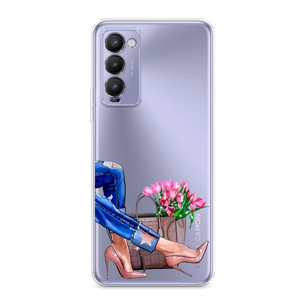 

Чехол Awog на Tecno Camon 18 "Каблучки", Разноцветный, 300650-7