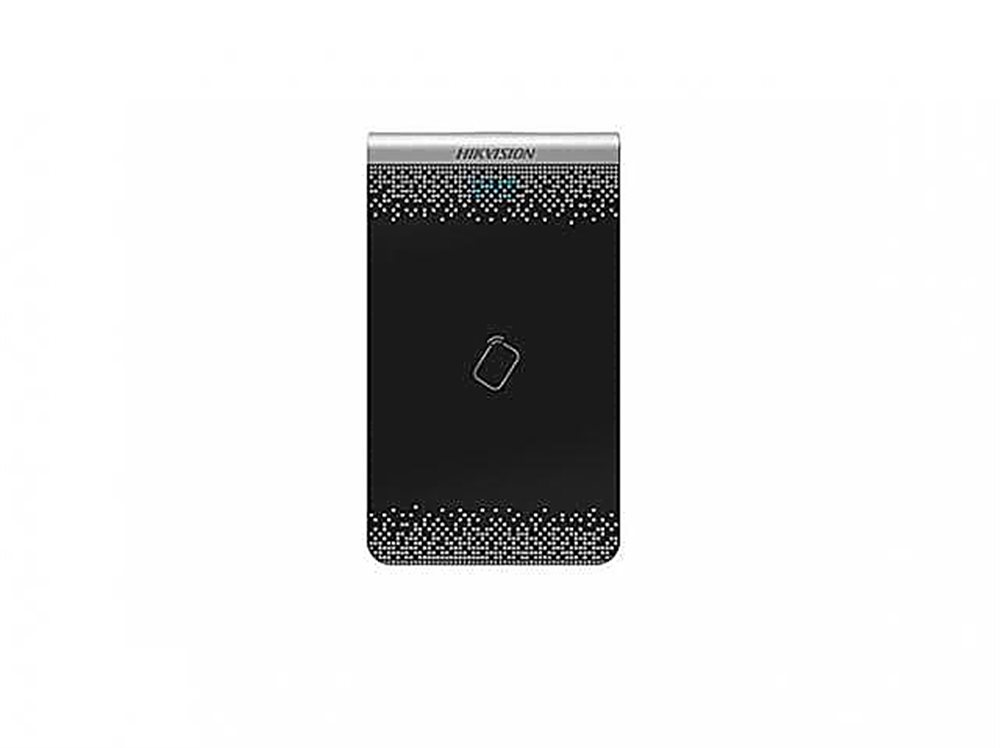 Настольный считыватель карт Hikvision DS-K1F100-D8E кошелёк на магните отдел для купюр для карт для монет коричневый