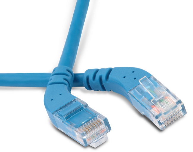 

Кабель для компьютера Hyperline PC-APM-UTP-RJ45/L45-RJ45/L45-C6-3M-LSZH-BL