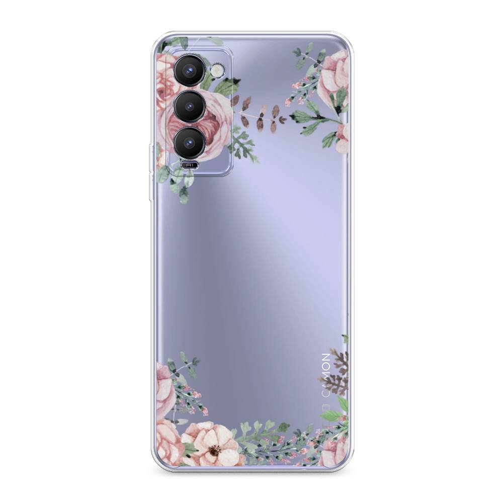 

Чехол Awog на Tecno Camon 18 "Нежные розы акварель", Разноцветный, 300650-8