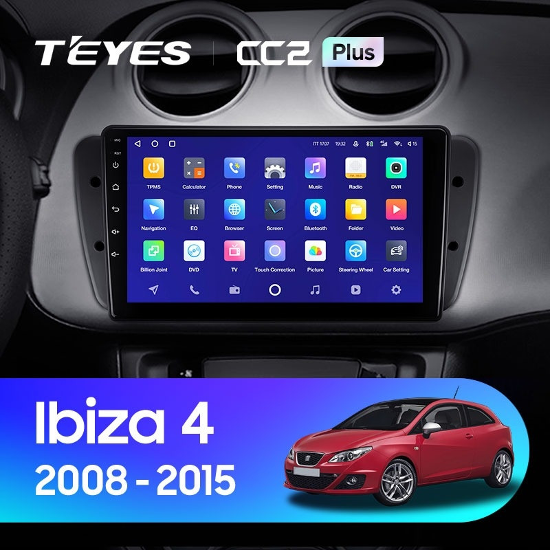 Штатная магнитола Teyes CC2 Plus 6128 Seat Ibiza 6J 2008-2015 3930000₽