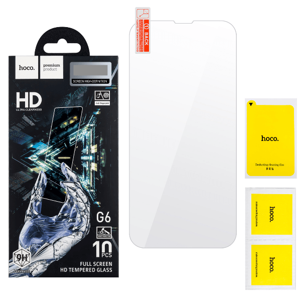 

Защитное стекло Hoco для iPhone 14 Plus High definition G6