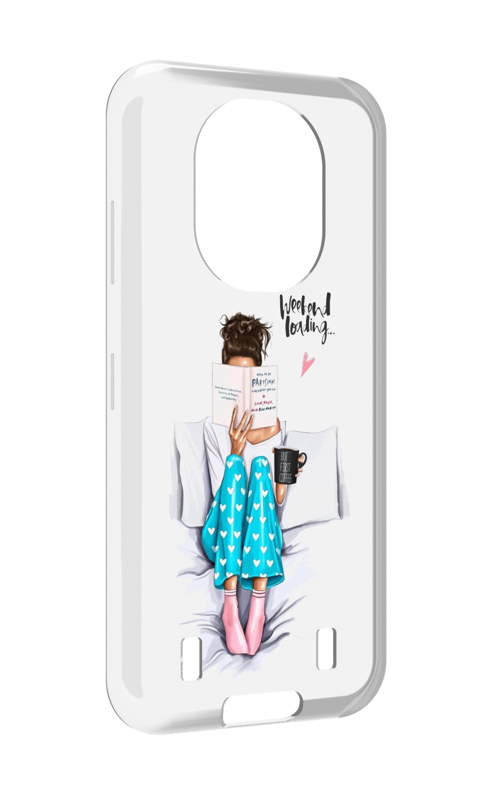 

Чехол MyPads Weekend-loading для Oukitel WP16, Прозрачный, Tocco