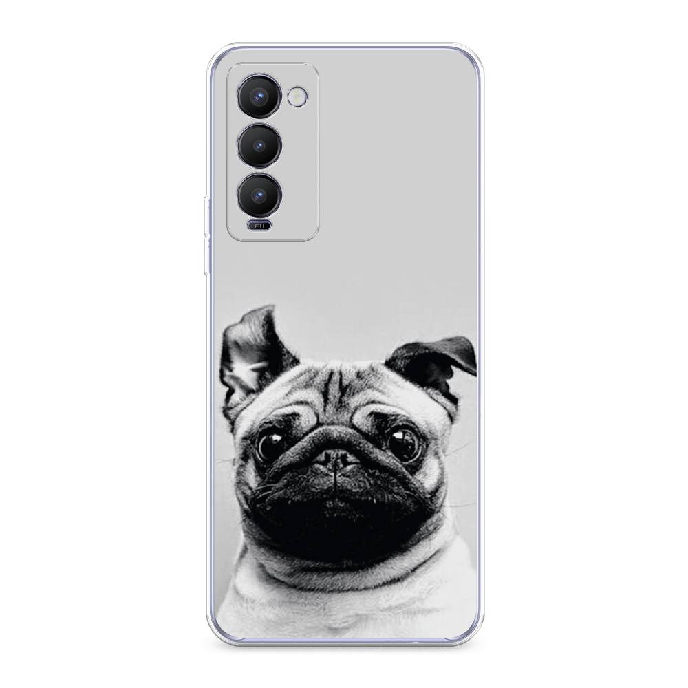 

Чехол Awog на Tecno Camon 18 "Ушастый мопс", Разноцветный, 300650-1