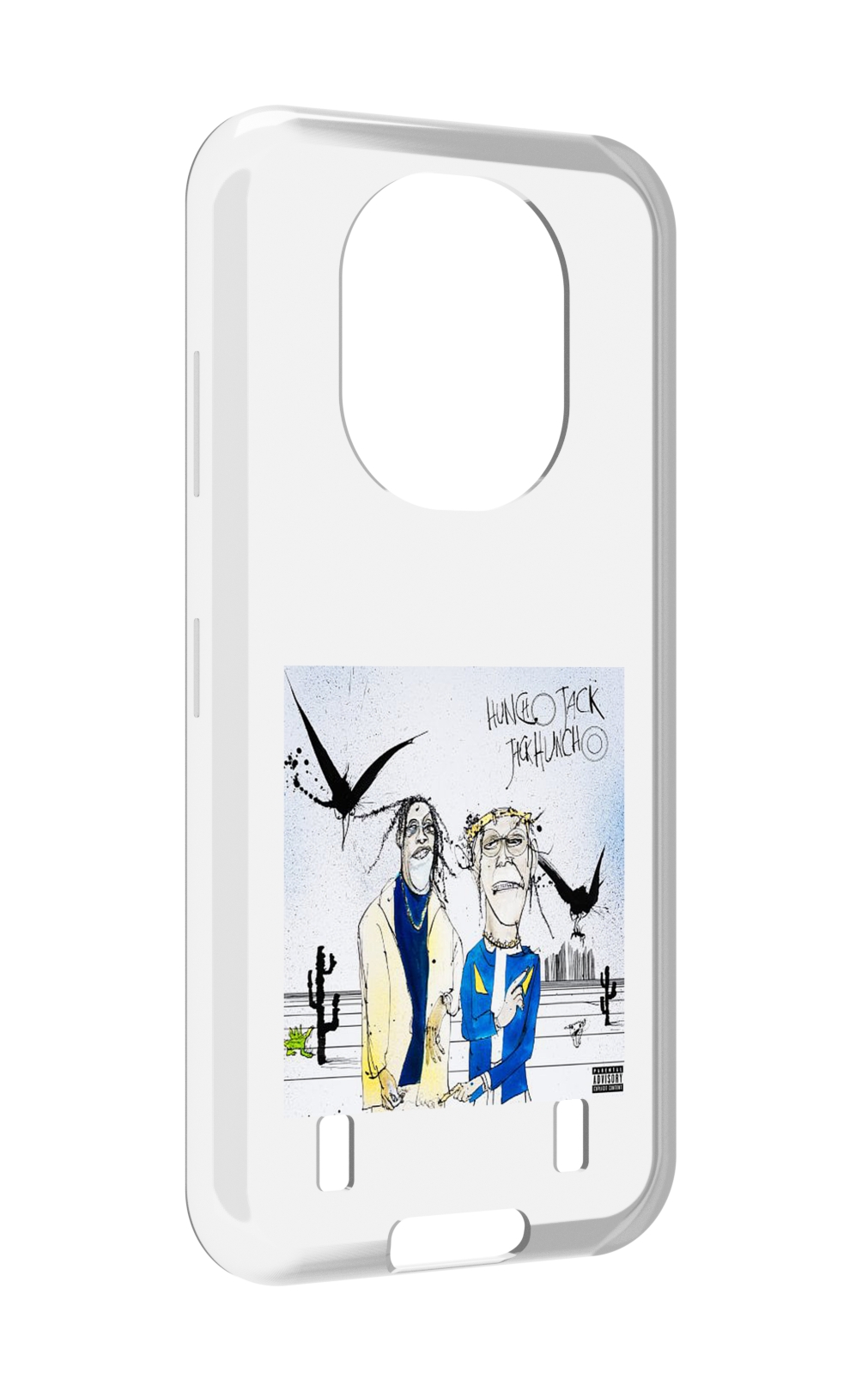 

Чехол MyPads Travis Scott & Quavo - Huncho Jack, Jack Huncho для Oukitel WP16, Прозрачный, Tocco