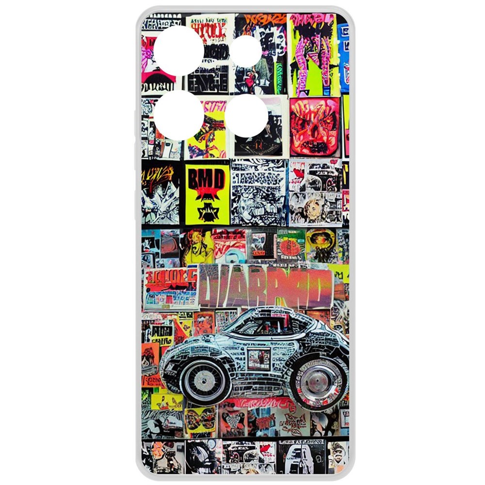 

Чехол-накладка Krutoff Clear Case Автопамфлет для INFINIX Smart 7 Plus, Прозрачный