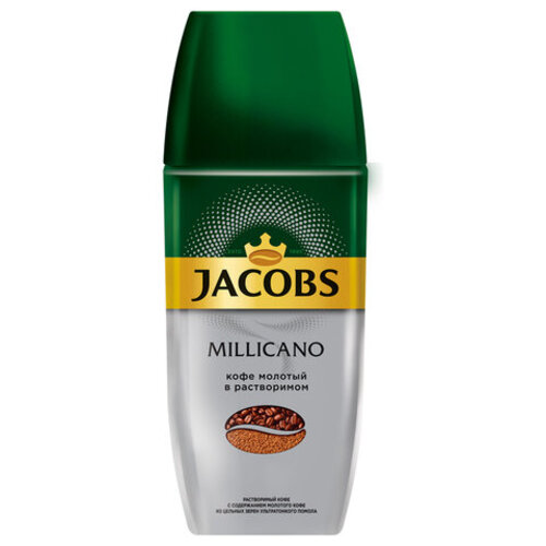 фото Кофе молотый в растворимом jacobs millicano, сублимированный, 160 г