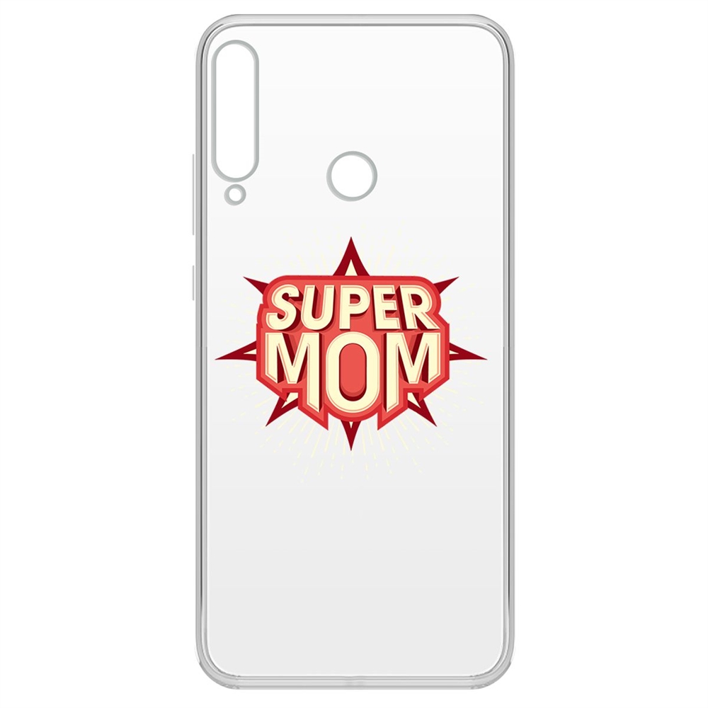 

Чехол-накладка Krutoff Clear Case Супер Мама для Huawei P40 Lite E/Y7p/Honor 9C