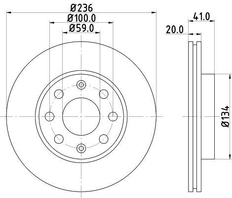 

Тормозной диск NISSHINBO ND6065K