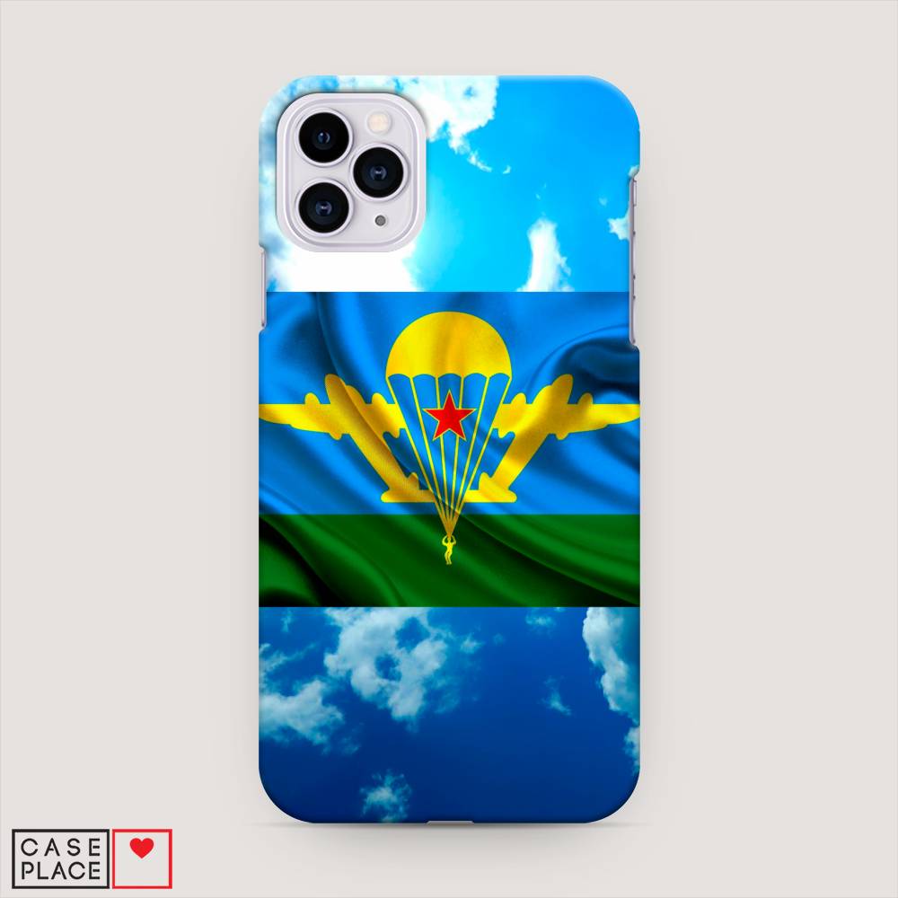 

Пластиковый чехол "ВДВ флаг в небесах" на Apple iPhone 11 Pro Max, 12220-4
