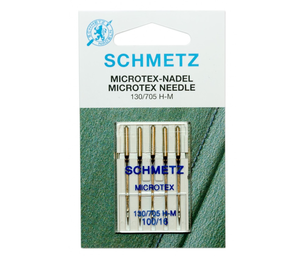 

Иглы Schmetz микротекс № 100, 5 шт.