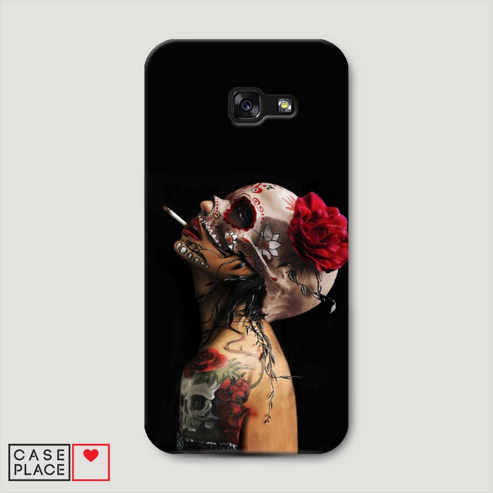 

Чехол Awog "Девушка с черепом" для Samsung Galaxy A3 2017, 20320-7
